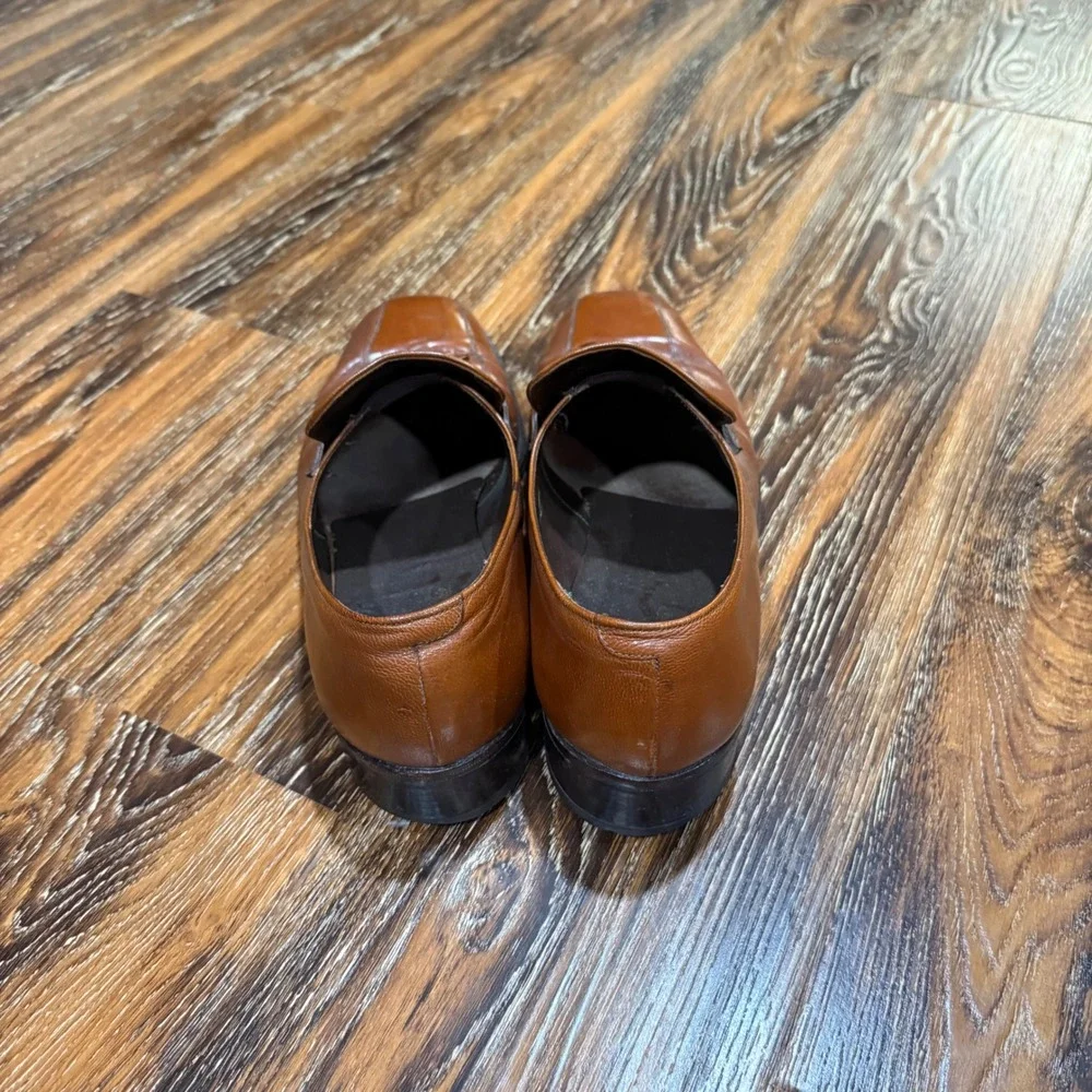 Florsheim Imperial 10 D Tassel Loafers Mens Brown Leather Gold Bit 93055